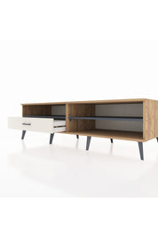 Kronos TV Ünitesi 2 Raflı Tek Çekmeceli  176x59x51 Çam-Antrasit/Aytaşı