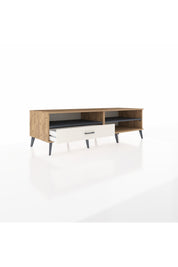 Kronos TV Ünitesi 2 Raflı Tek Çekmeceli  176x59x51 Çam-Antrasit/Aytaşı