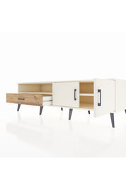 Kronos TV Ünitesi 2 Raflı Tek Çekmeceli 2 Kapaklı 176x59x51 Aytaşı-Aytaşı/Çam