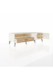 Kronos TV Ünitesi 2 Raflı Tek Çekmeceli 2 Kapaklı 176x59x51 Aytaşı-Aytaşı/Çam