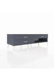 Kronos TV Ünitesi 3 Çekmeceli  176x59x51 Antrasit-Antrasit/Antrasit