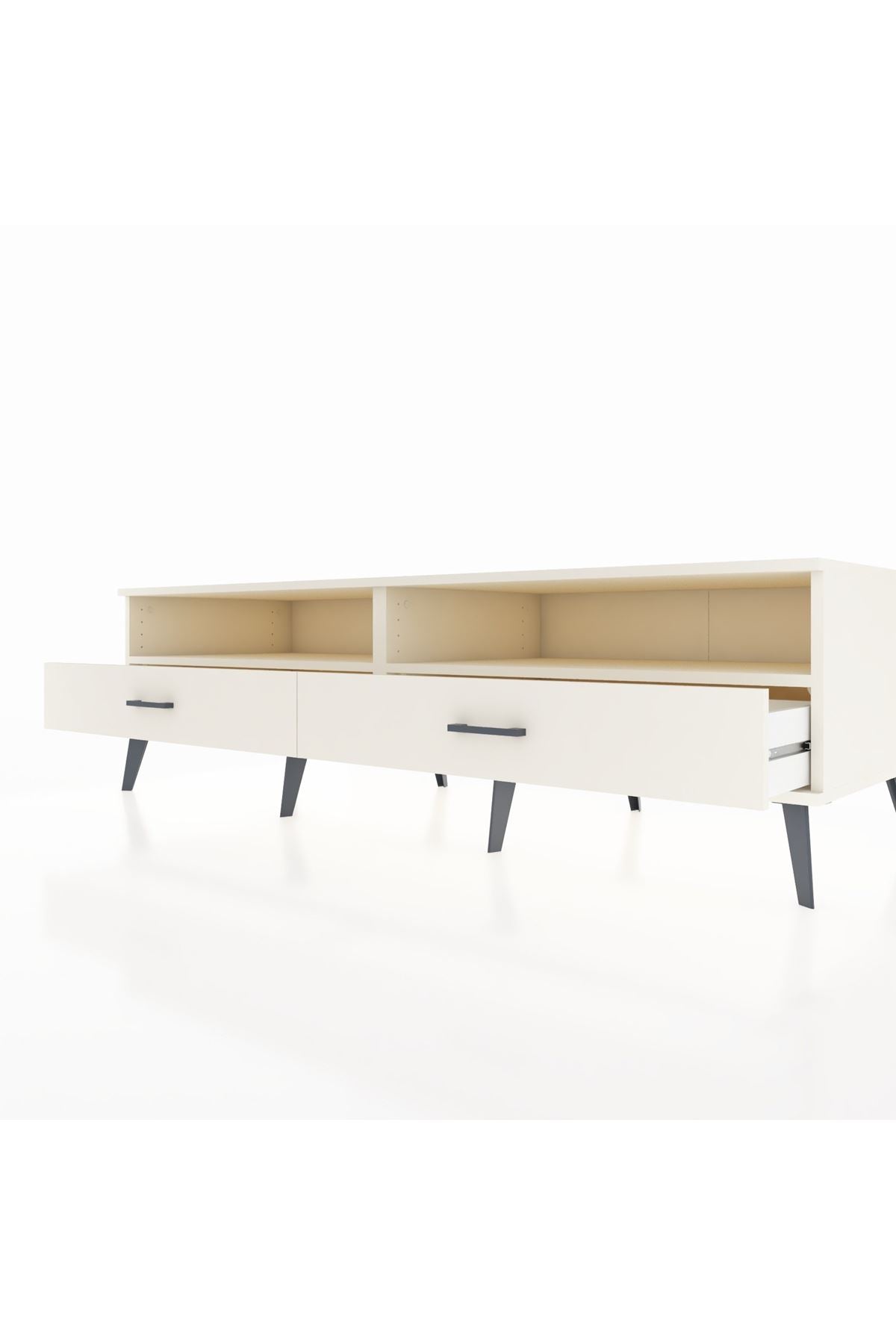 Kronos TV Ünitesi 2 Raflı 2 Çekmeceli  176x59x51 Aytaşı-Aytaşı/Aytaşı