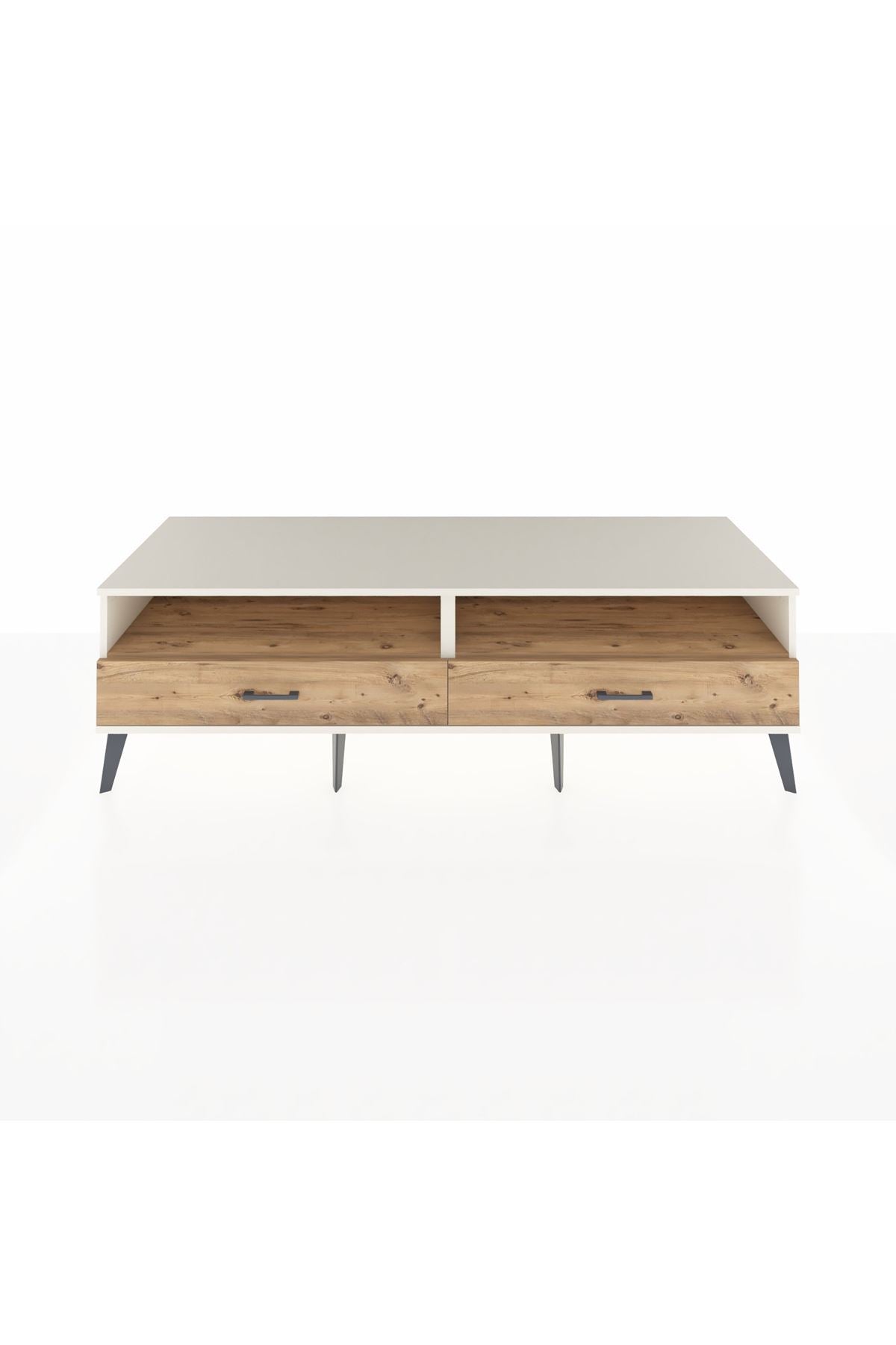 Kronos TV Ünitesi 2 Raflı 2 Çekmeceli  176x59x51 Aytaşı-Çam/Çam