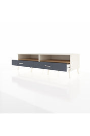 Kronos TV Ünitesi 2 Raflı 2 Çekmeceli  176x59x51 Aytaşı-Çam/Antrasit