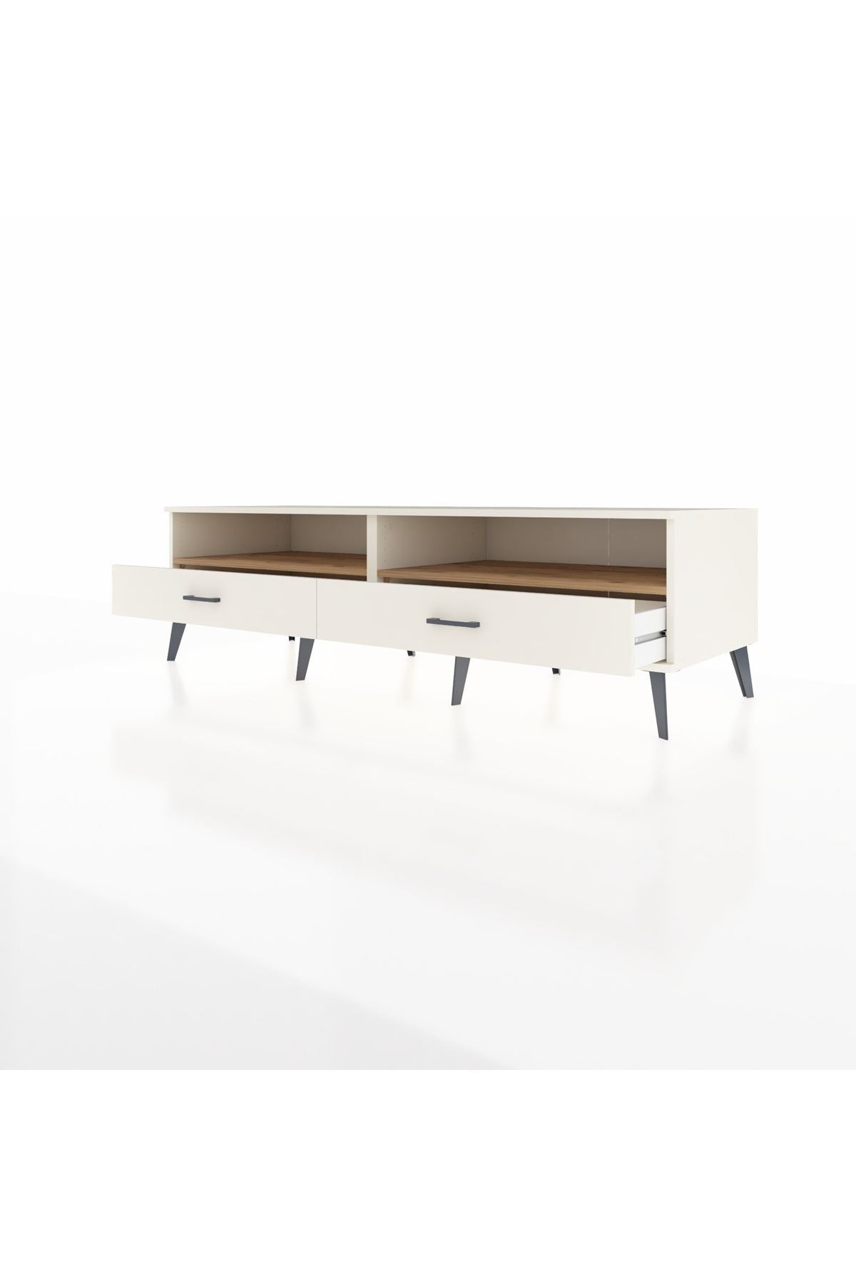 Kronos TV Ünitesi 2 Raflı 2 Çekmeceli  176x59x51 Aytaşı-Çam/Aytaşı