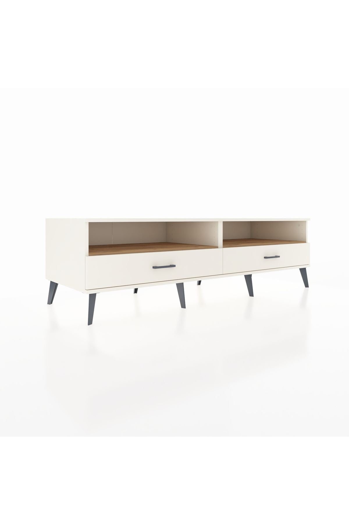 Kronos TV Ünitesi 2 Raflı 2 Çekmeceli  176x59x51 Aytaşı-Çam/Aytaşı