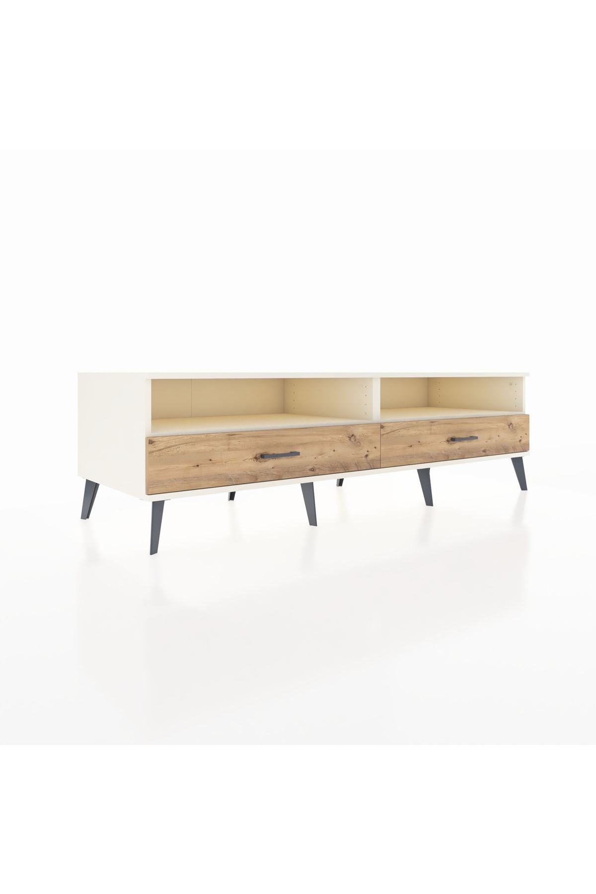 Kronos TV Ünitesi 2 Raflı 2 Çekmeceli  176x59x51 Aytaşı-Aytaşı/Çam