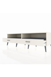 Kronos TV Ünitesi 2 Raflı 2 Çekmeceli  176x59x51 Aytaşı-Antrasit/Aytaşı