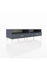 Kronos TV Ünitesi 2 Raflı 2 Çekmeceli  176x59x51 Antrasit-Antrasit/Antrasit