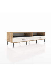 Kronos TV Ünitesi 2 Raflı 2 Çekmeceli  176x59x51 Çam-Antrasit/Aytaşı