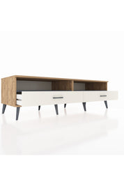 Kronos TV Ünitesi 2 Raflı 2 Çekmeceli  176x59x51 Çam-Antrasit/Aytaşı