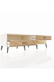 Kronos TV Ünitesi Tek Raflı 2 Çekmeceli  176x59x51 Aytaşı-Aytaşı/Çam