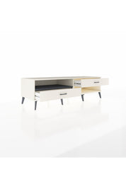 Kronos TV Ünitesi Tek Raflı 2 Çekmeceli  176x59x51 Aytaşı-Antrasit/Aytaşı