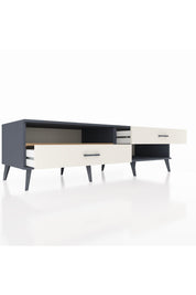 Kronos TV Ünitesi Tek Raflı 2 Çekmeceli  176x59x51 Antrasit-Çam/Aytaşı