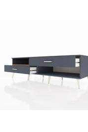 Kronos TV Ünitesi Tek Raflı 2 Çekmeceli  176x59x51 Antrasit-Çam/Antrasit