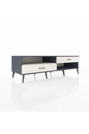 Kronos TV Ünitesi Tek Raflı 2 Çekmeceli  176x59x51 Antrasit-Aytaşı/Aytaşı