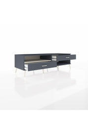 Kronos TV Ünitesi Tek Raflı 2 Çekmeceli  176x59x51 Antrasit-Aytaşı/Antrasit