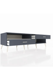 Kronos TV Ünitesi Tek Raflı 2 Çekmeceli  176x59x51 Antrasit-Aytaşı/Antrasit