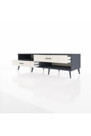 Kronos TV Ünitesi Tek Raflı 2 Çekmeceli  176x59x51 Antrasit-Antrasit/Aytaşı