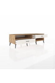 Kronos TV Ünitesi Tek Raflı 2 Çekmeceli  176x59x51 Çam-Çam/Aytaşı