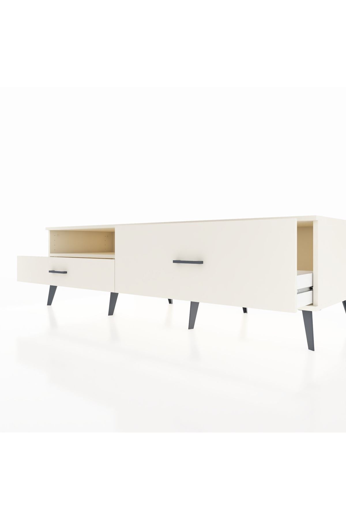 Kronos TV Ünitesi Tek Raflı 2 Çekmeceli  176x59x51 Aytaşı-Aytaşı/Aytaşı