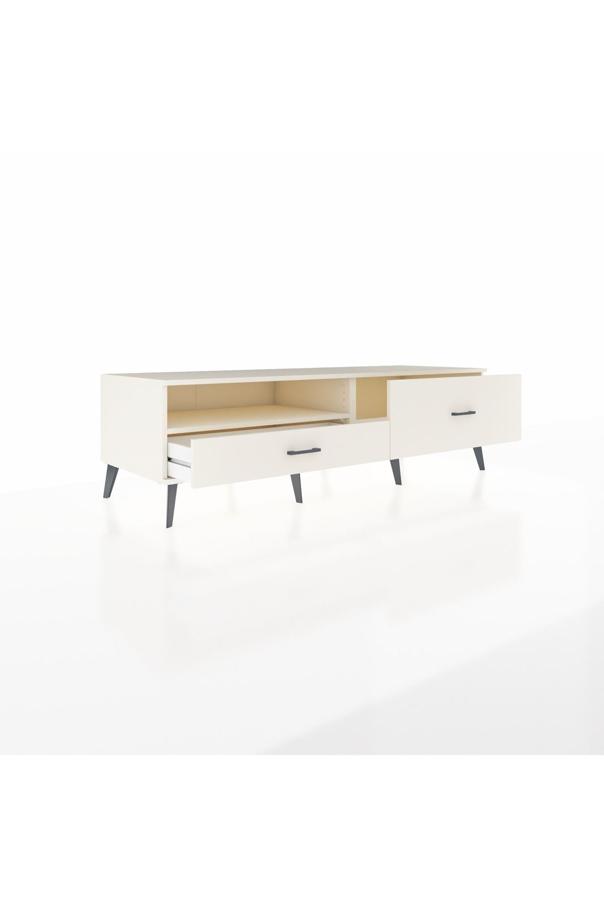 Kronos TV Ünitesi Tek Raflı 2 Çekmeceli  176x59x51 Aytaşı-Aytaşı/Aytaşı