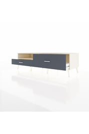 Kronos TV Ünitesi Tek Raflı 2 Çekmeceli  176x59x51 Aytaşı-Aytaşı/Antrasit
