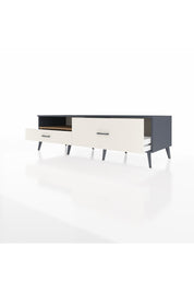 Kronos TV Ünitesi Tek Raflı 2 Çekmeceli  176x59x51 Antrasit-Çam/Aytaşı