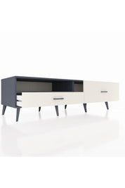 Kronos TV Ünitesi Tek Raflı 2 Çekmeceli  176x59x51 Antrasit-Antrasit/Aytaşı