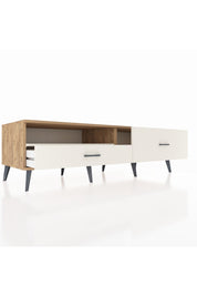 Kronos TV Ünitesi Tek Raflı 2 Çekmeceli  176x59x51 Çam-Aytaşı/Aytaşı