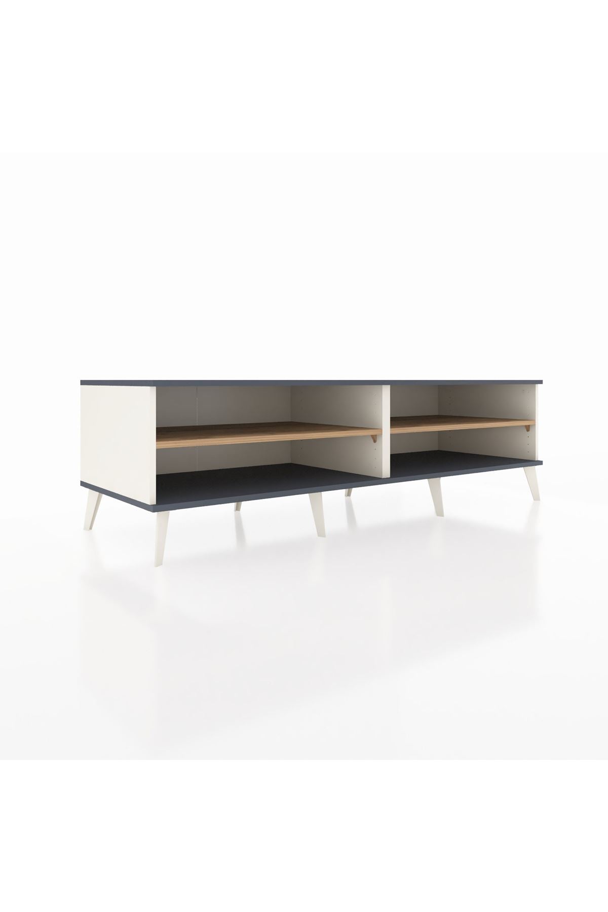 Kronos TV Ünitesi 2 Raflı  176x59x51 Aytaşı-Antrasit/Çam