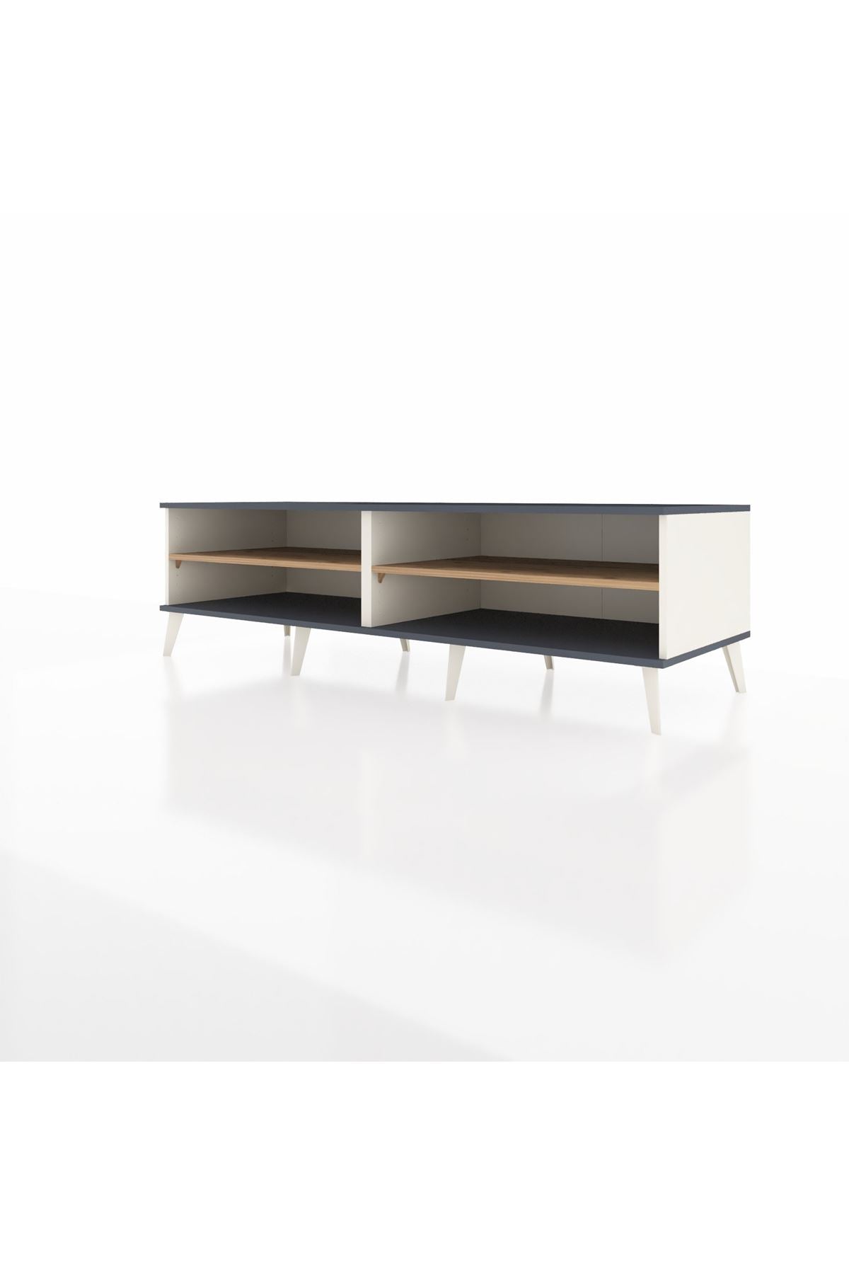 Kronos TV Ünitesi 2 Raflı  176x59x51 Aytaşı-Antrasit/Çam