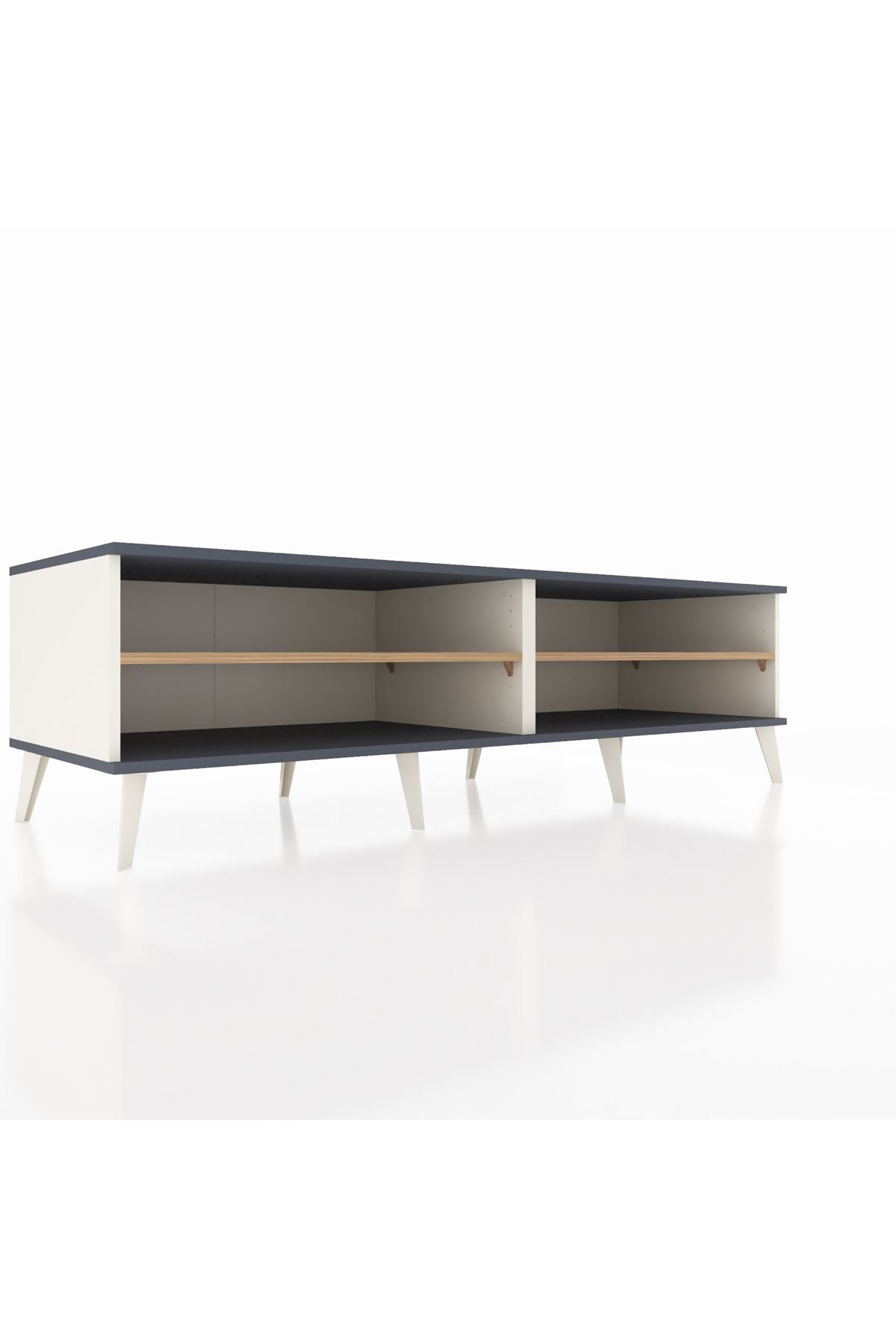 Kronos TV Ünitesi 2 Raflı  176x59x51 Aytaşı-Antrasit/Çam