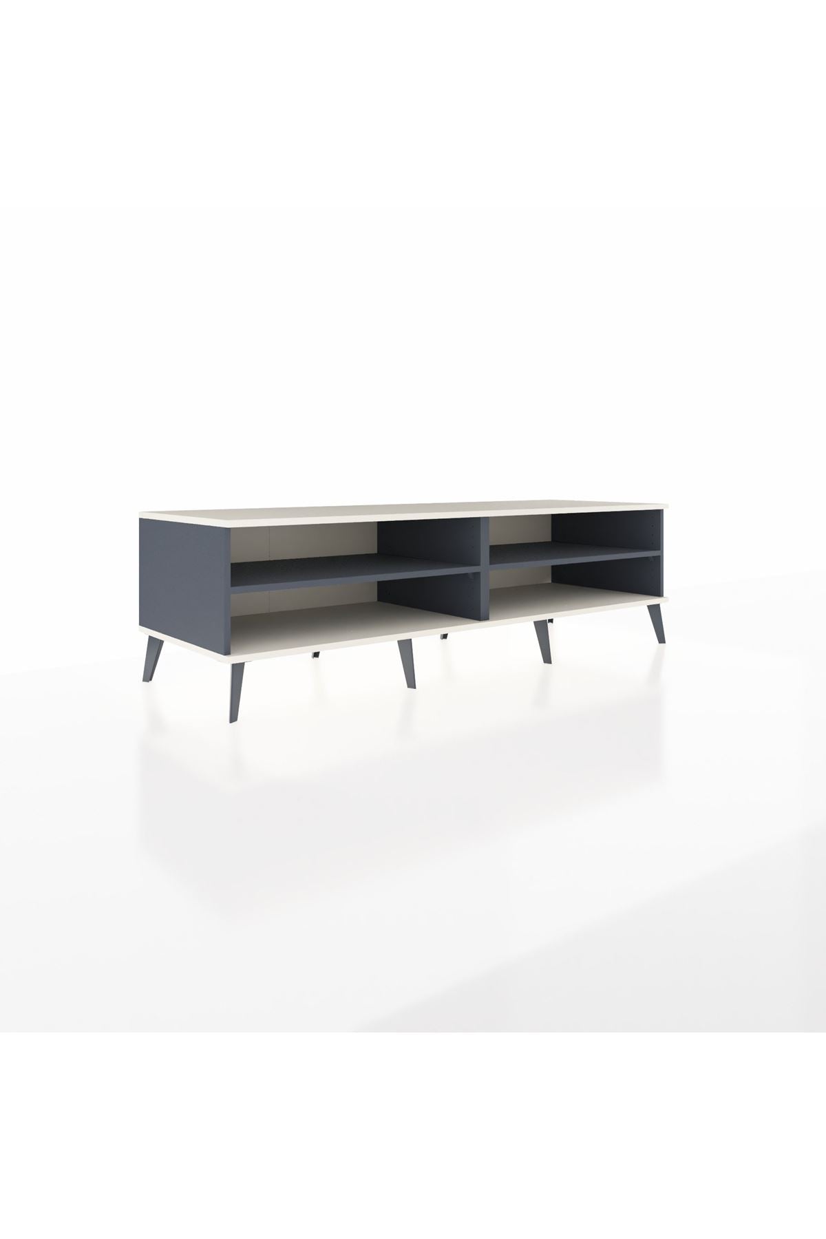 Kronos TV Ünitesi 2 Raflı  176x59x51 Antrasit-Aytaşı/Antrasit