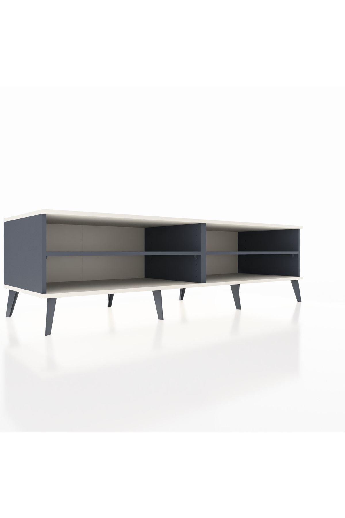 Kronos TV Ünitesi 2 Raflı  176x59x51 Antrasit-Aytaşı/Antrasit