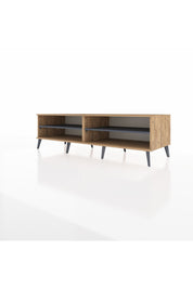 Kronos TV Ünitesi 2 Raflı  176x59x51 Çam-Çam/Antrasit