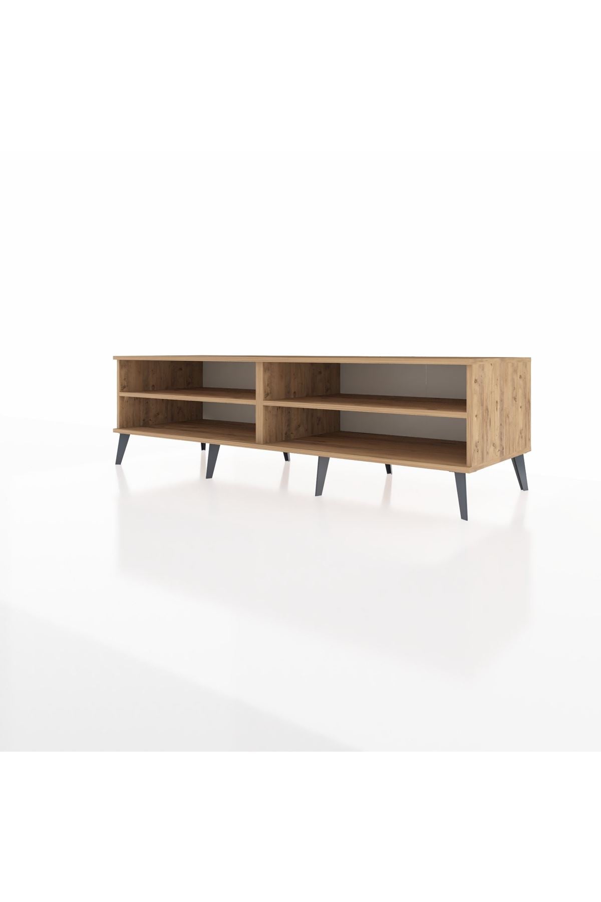 Kronos TV Ünitesi 2 Raflı  176x59x51 Çam-Çam/Çam