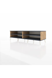 Kronos TV Ünitesi 2 Raflı  176x59x51 Çam-Antrasit/Antrasit