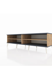 Kronos TV Ünitesi 2 Raflı  176x59x51 Çam-Antrasit/Çam