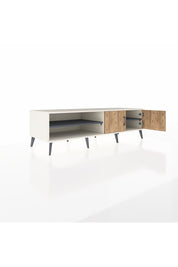 Kronos TV Ünitesi 2 Raflı 2 Kapaklı 176x59x51 Aytaşı-Çam/Antrasit