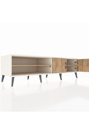 Kronos TV Ünitesi 2 Raflı 2 Kapaklı 176x59x51 Aytaşı-Çam/Çam