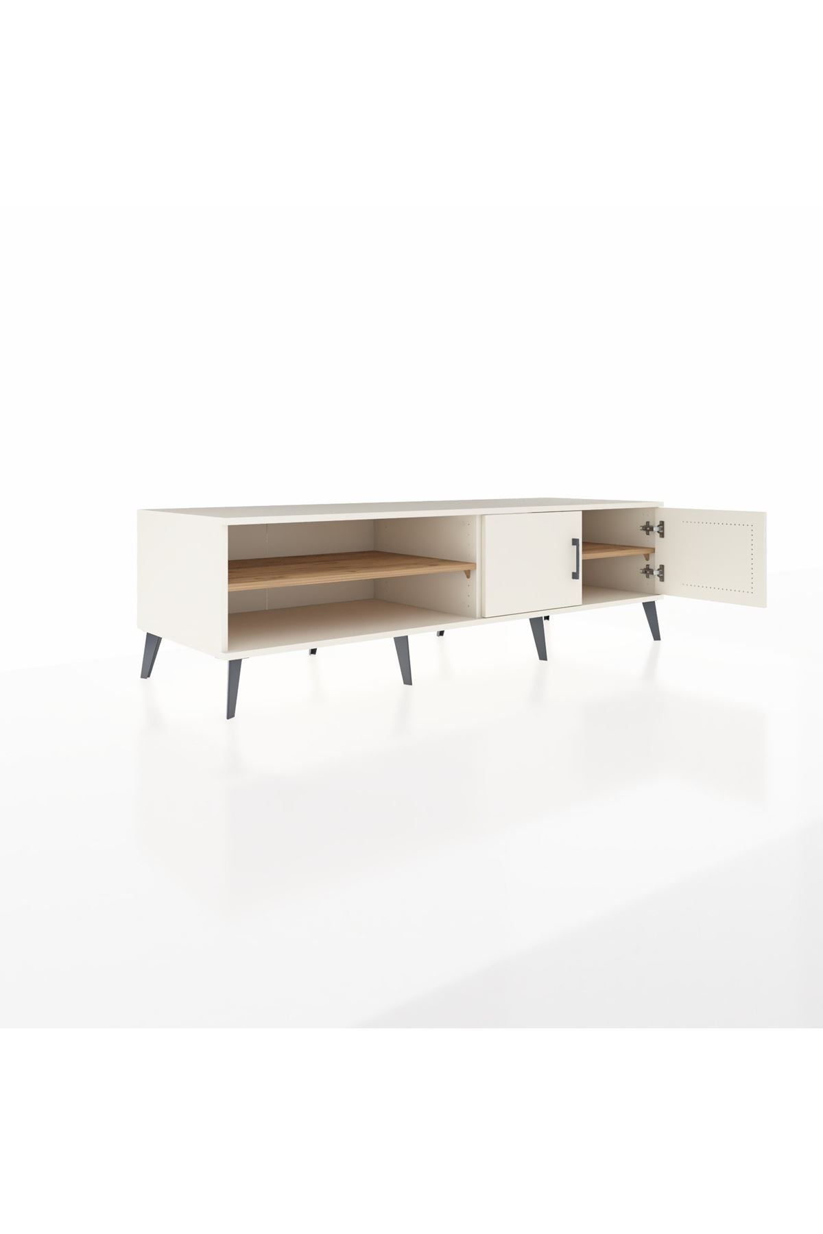 Kronos TV Ünitesi 2 Raflı 2 Kapaklı 176x59x51 Aytaşı-Aytaşı/Çam