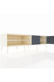 Kronos TV Ünitesi 2 Raflı 2 Kapaklı 176x59x51 Aytaşı-Antrasit/Aytaşı