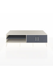 Kronos TV Ünitesi 2 Raflı 2 Kapaklı 176x59x51 Aytaşı-Antrasit/Antrasit