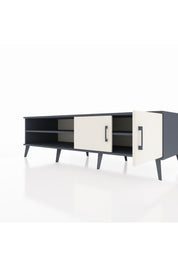 Kronos TV Ünitesi 2 Raflı 2 Kapaklı 176x59x51 Antrasit-Aytaşı/Antrasit