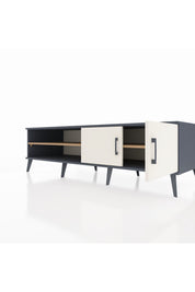 Kronos TV Ünitesi 2 Raflı 2 Kapaklı 176x59x51 Antrasit-Aytaşı/Çam