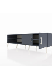 Kronos TV Ünitesi 2 Raflı 2 Kapaklı 176x59x51 Antrasit-Antrasit/Antrasit