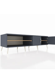 Kronos TV Ünitesi 2 Raflı 2 Kapaklı 176x59x51 Antrasit-Antrasit/Çam