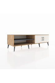 Kronos TV Ünitesi 2 Raflı 2 Kapaklı 176x59x51 Çam-Aytaşı/Antrasit