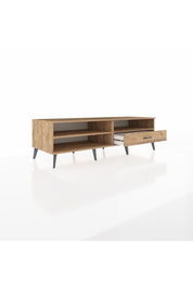 Kronos TV Ünitesi 2 Raflı Tek Çekmeceli  176x59x51 Çam-Çam/Çam